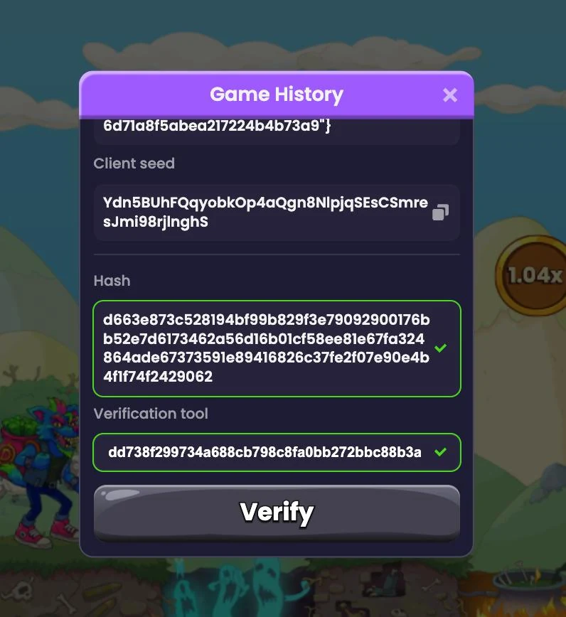 Fairness Verification Hash Verify Menace